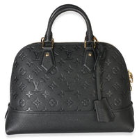 Louis Vuitton Black Monogram Empreinte Neo Alma PM Handbag id