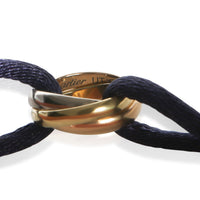 Cartier 3 Tone Gold Trinity Bracelet clasp