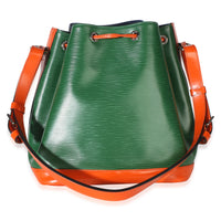 Louis Vuitton Blue Orange Epi Petit Noe NM Handbag 4