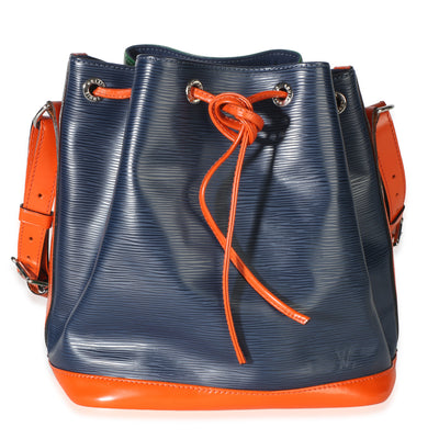 Louis Vuitton Blue Orange Epi Petit Noe NM Handbag id