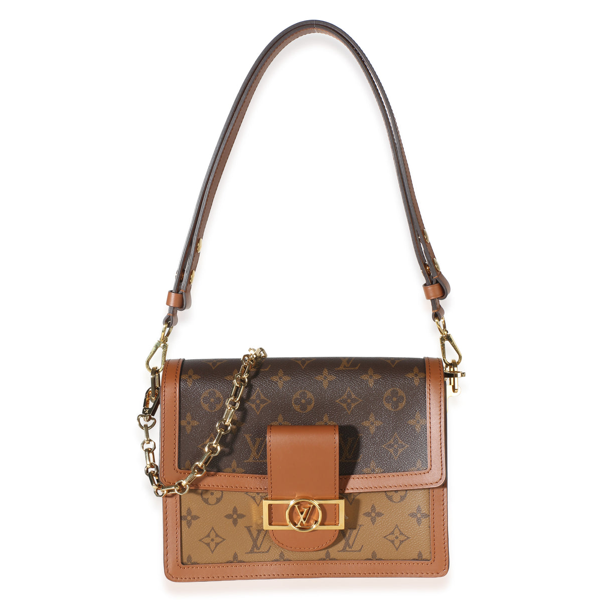 Louis Vuitton Reverse Monogram Canvas Dauphine MM Handbag 8
