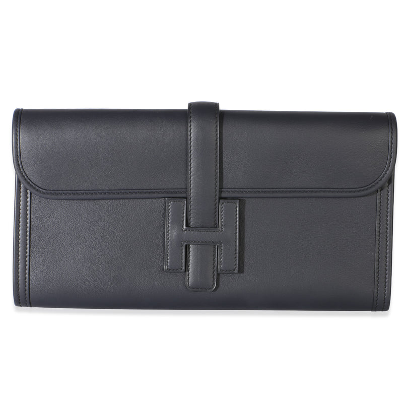 Hermès Bleu Nuit Evercolor Jige Elan 29 Handbag id