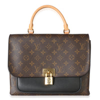 Louis Vuitton Black Monogram Canvas Marignan Bag Handbag id