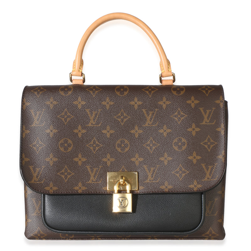 Louis Vuitton Black Monogram Canvas Marignan Bag Handbag id