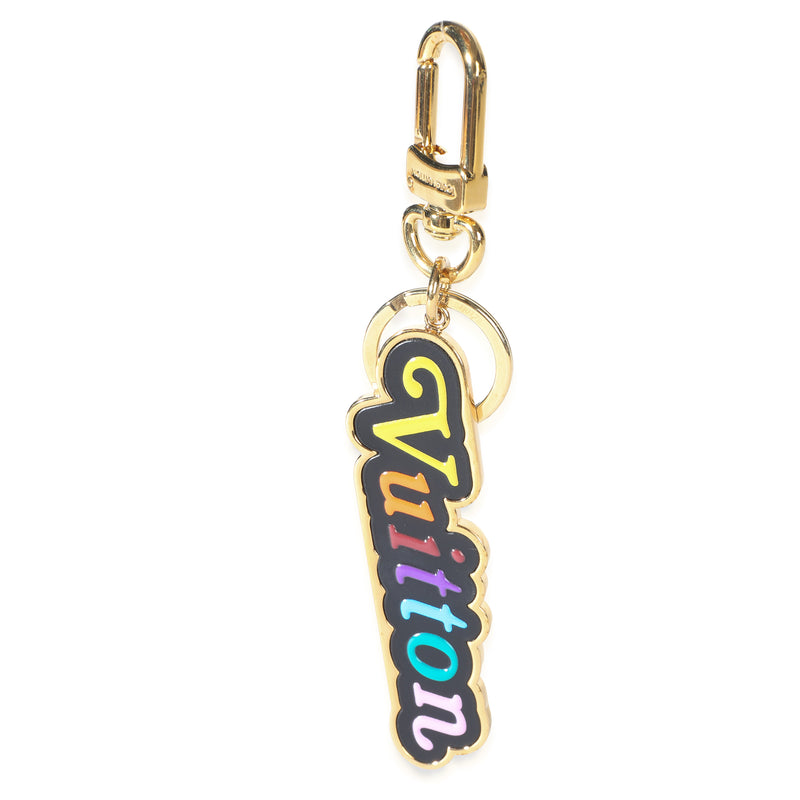Louis Vuitton Multicolor Gold Metal New Wave Bag Charm & Key Holder id