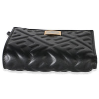 Fendi Black Nappa Zucca Compact Wallet Wallet 5