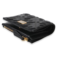 Fendi Black Nappa Zucca Compact Wallet Wallet 6