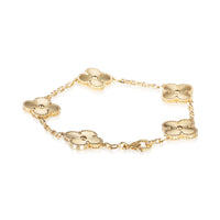 Van Cleef & Arpels Yellow Gold Vintage Alhambra Bracelet 3