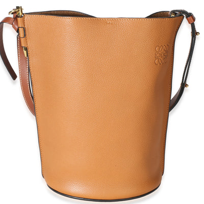 Loewe Tan Soft Grained Calfskin Gate Bucket Handbag id
