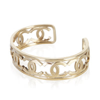 Chanel Gold Plated 2019 CC Cuff Bracelet 2