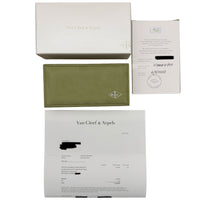 Van Cleef & Arpels Yellow Gold Mother Of Pearl Vintage Alhambra Bracelet box