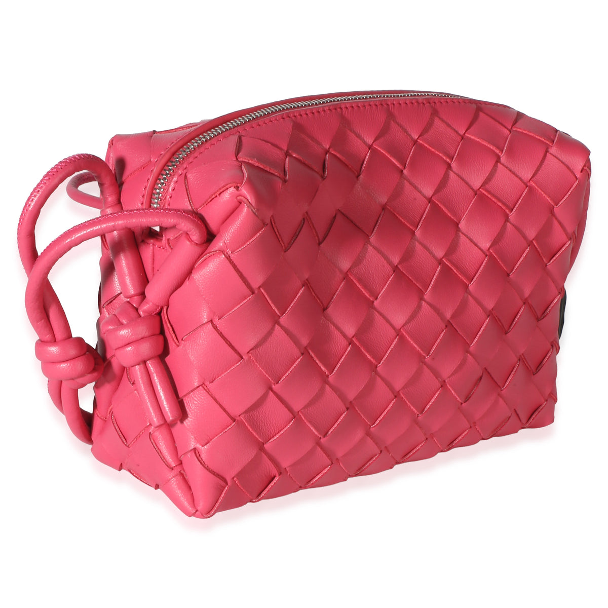 Bottega Veneta Pink Intrecciato Nappa Mini Loop Handbag 3