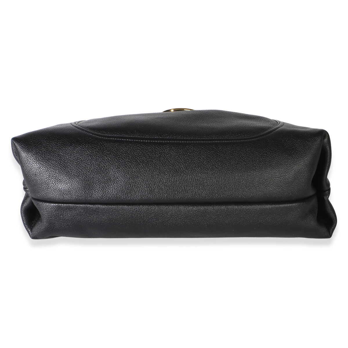 Gucci Black Grained Calfskin Softbit Maxi Shoulder Bag Handbag 5