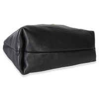 Gucci Black Grained Calfskin Softbit Maxi Shoulder Bag Handbag 7