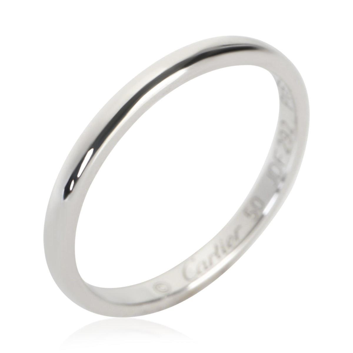 Cartier Platinum 1895 2mm Band 4