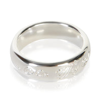 Tiffany & Co. Sterling Silver Notes Ring 3