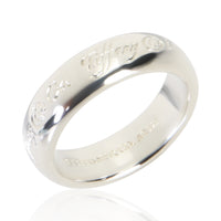 Tiffany & Co. Sterling Silver Notes Ring 4