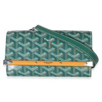 Goyard Green ine Canvas Monte Carlo Bois Clutch Handbag id