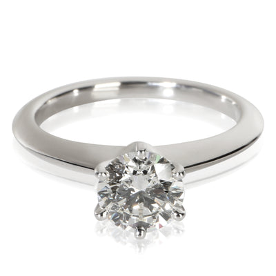 Tiffany & Co. 0.9 ct Round Brilliant Diamond Engagement Ring fv