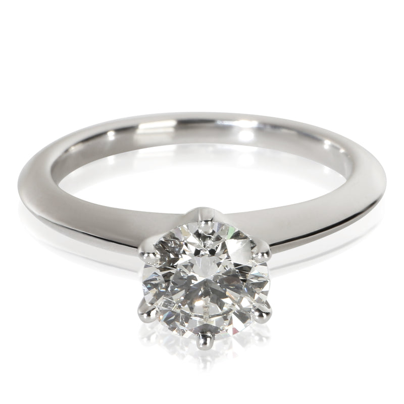 Tiffany & Co. 0.9 ct Round Brilliant Diamond Engagement Ring fv