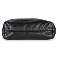 Chanel Black Quilted Calfskin  22 Mini Hobo Handbag 5