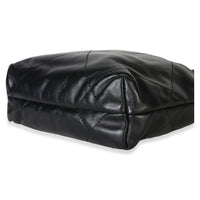 Chanel Black Quilted Calfskin  22 Mini Hobo Handbag 6