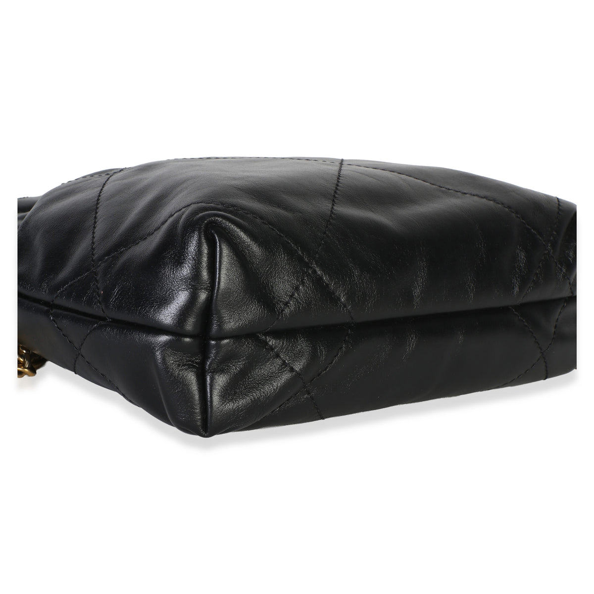 Chanel Black Quilted Calfskin  22 Mini Hobo Handbag 7