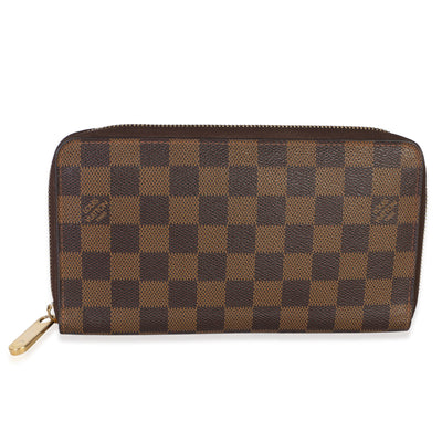 Louis Vuitton Damier Ebene Canvas Zippy Organizer Wallet Wallet id