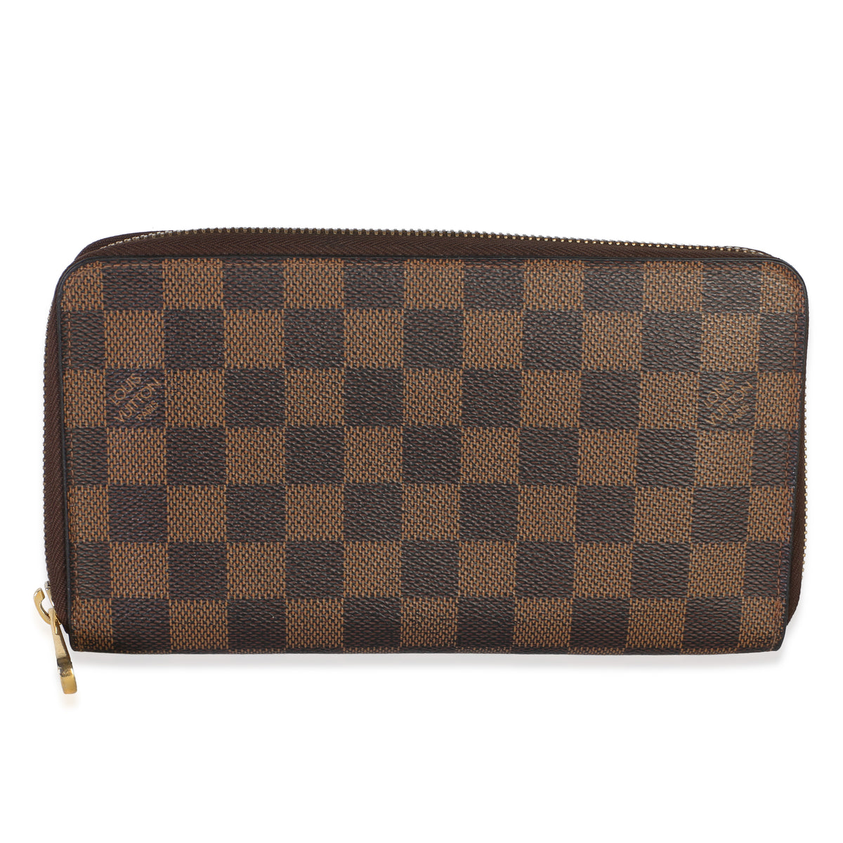 Louis Vuitton Damier Ebene Canvas Zippy Organizer Wallet Wallet id