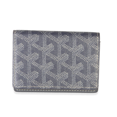 Goyard Grey ine Canvas Malesherbes Card Holder Wallet id