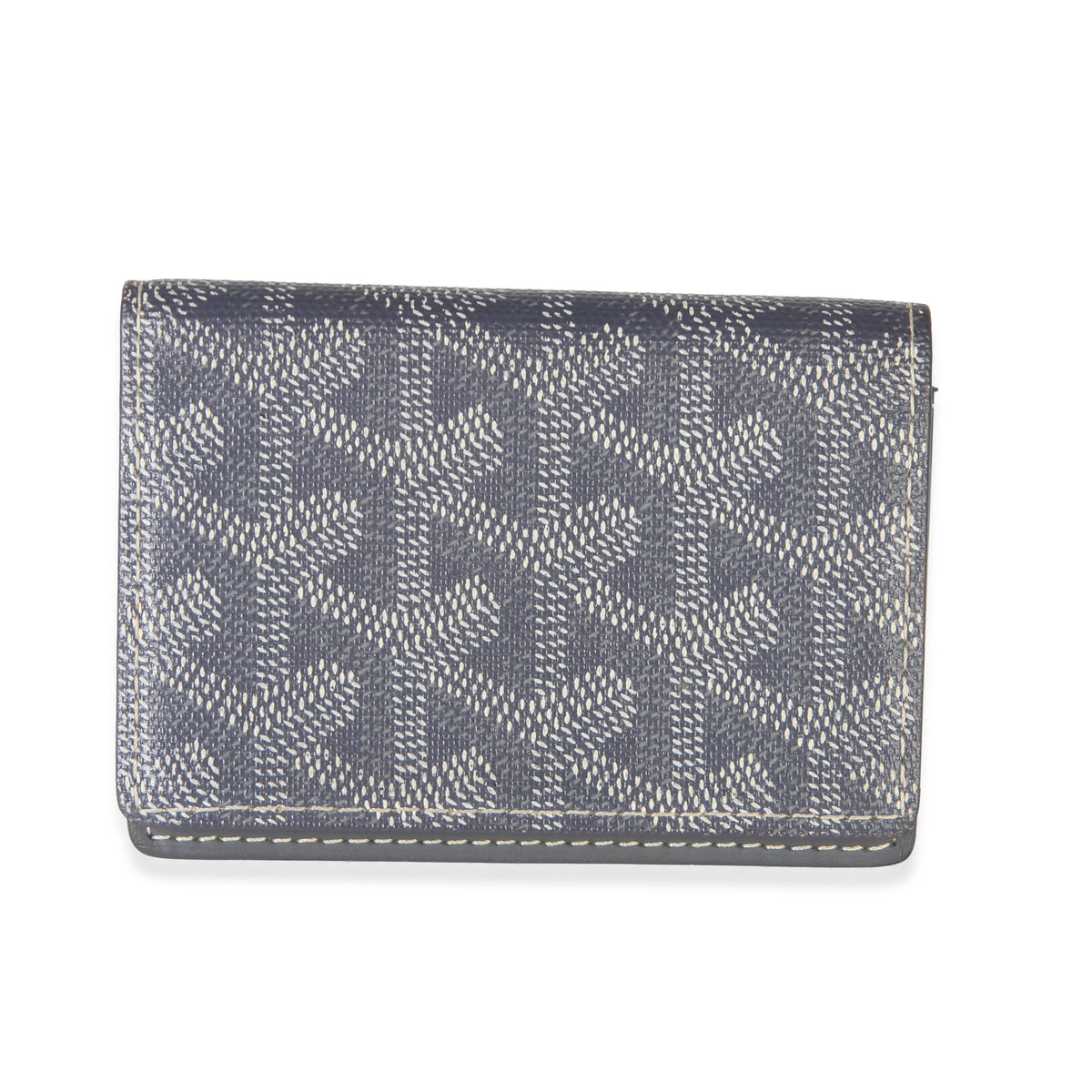 Goyard Grey ine Canvas Malesherbes Card Holder Wallet id