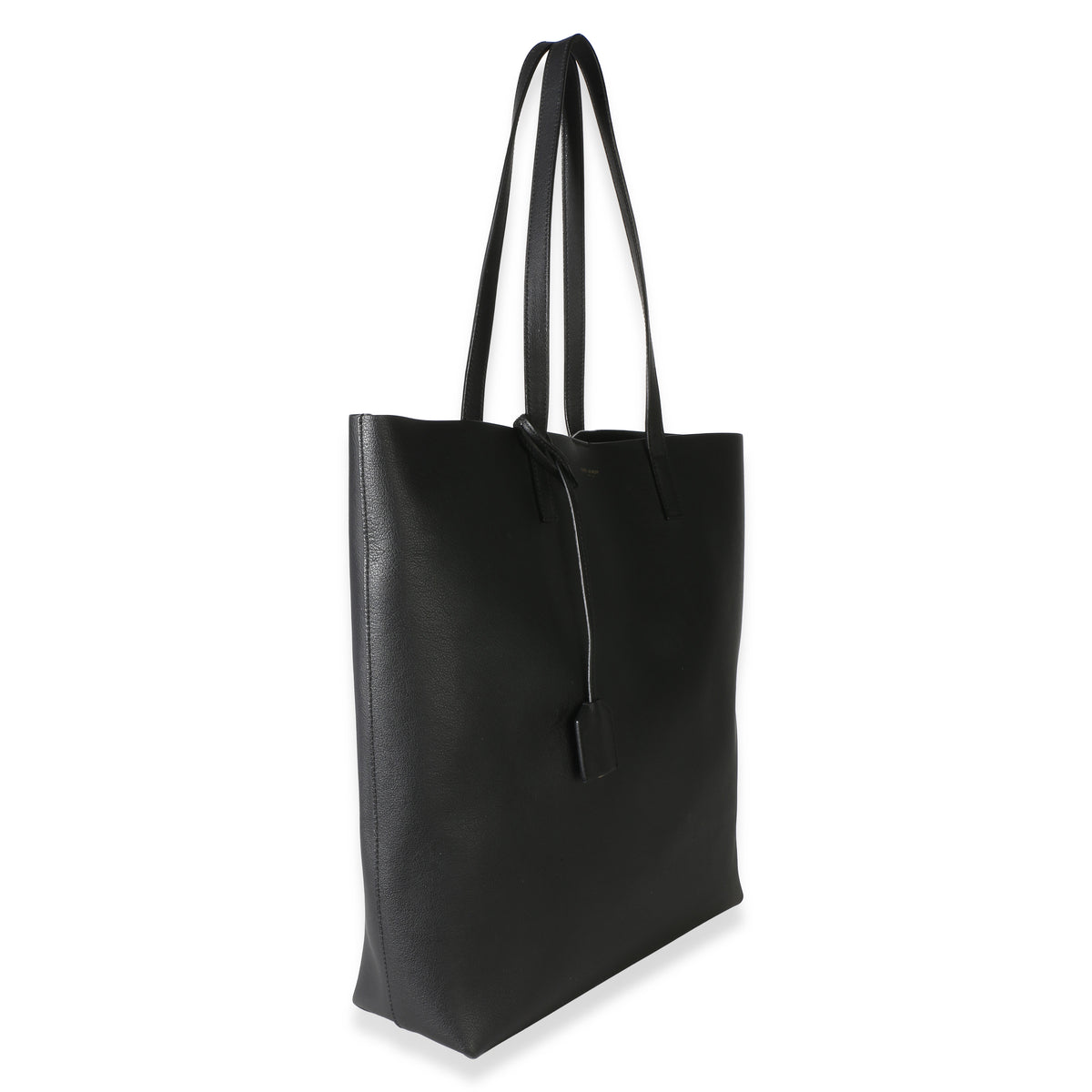 Saint Laurent Black Leather North/South Tote Handbag 3