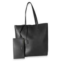Saint Laurent Black Leather North/South Tote Handbag 8