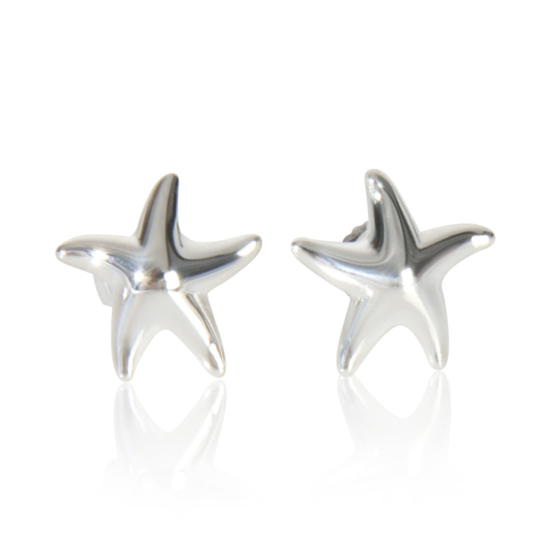 Tiffany & Co. Sterling Silver Elsa Peretti Starfish Earrings