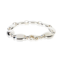 Tiffany & Co. Sterling Silver Vintage Pebble Link Bracelet 4