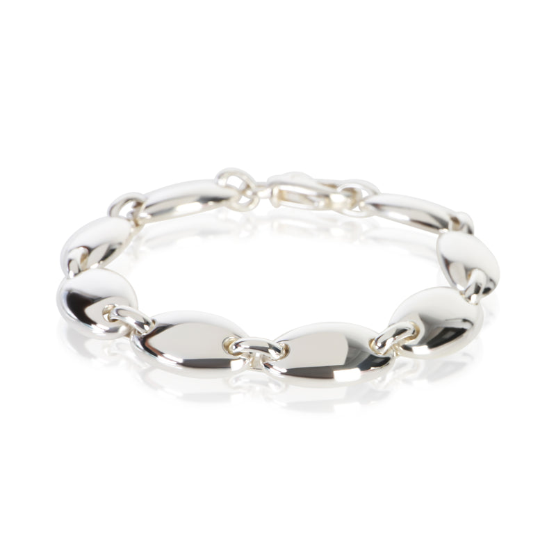 Tiffany & Co. Sterling Silver Vintage Pebble Link Bracelet fv