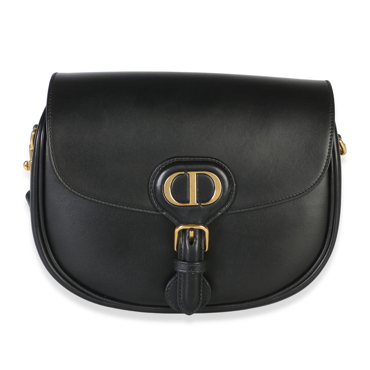 Christian Dior Black Box Calfskin Medium Bobby Flap Bag Handbag id