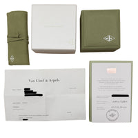 Van Cleef & Arpels Yellow Gold Diamond Large Model Frivole Pendant box