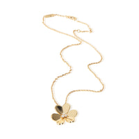 Van Cleef & Arpels Yellow Gold Diamond Large Model Frivole Pendant clasp