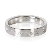 Tiffany & Co. Platinum Diamond 4mm T&Co. Band 2