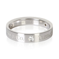 Tiffany & Co. Platinum Diamond 4mm T&Co. Band 3