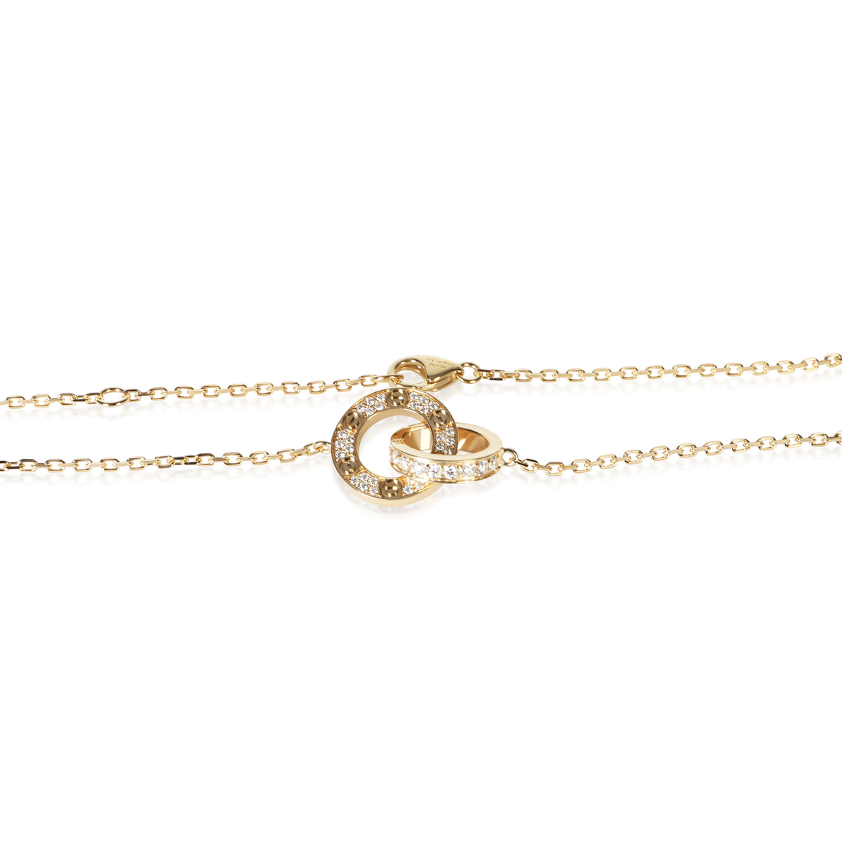 Cartier Yellow Gold Diamond Love Necklace 2