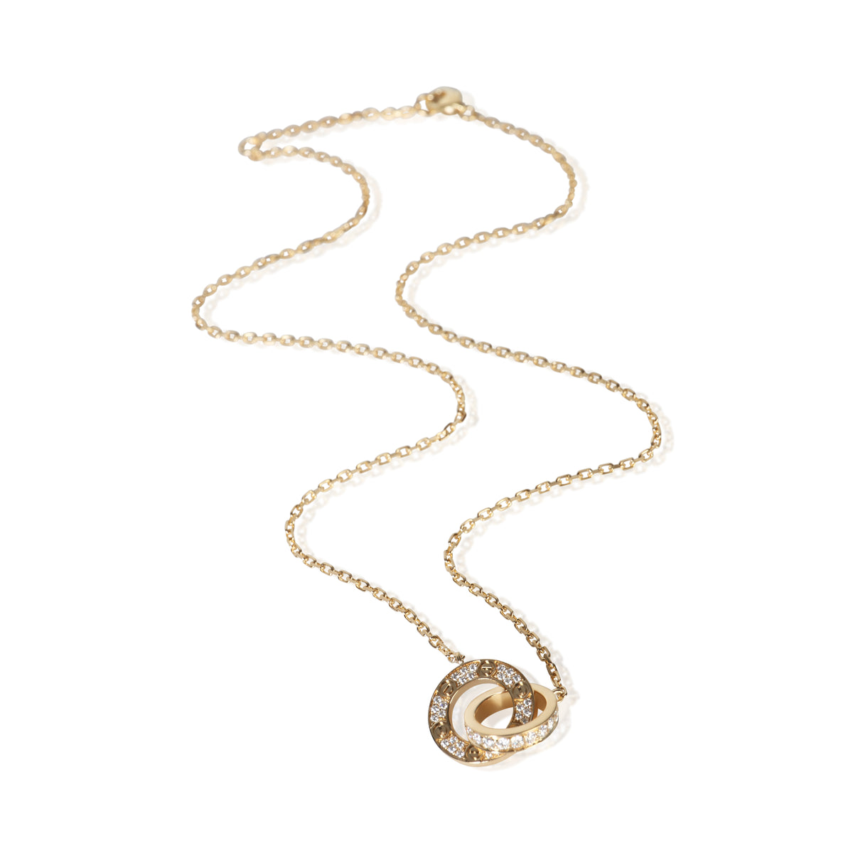 Cartier Yellow Gold Diamond Love Necklace 3