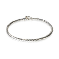 David Yurman Yellow Gold & Sterling Silver Cable Heart Bracelet 3