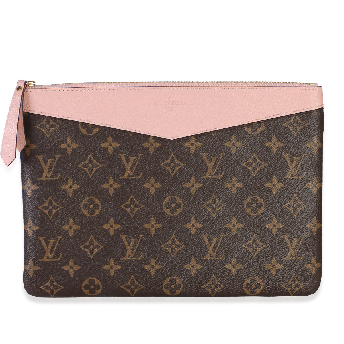 Louis Vuitton Rose Poudre Monogram Canvas Daily Pouch Handbag id