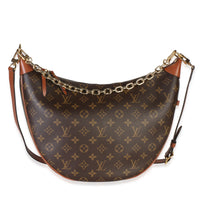 Louis Vuitton Reverse Monogram Canvas Loop Hobo Handbag id