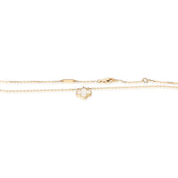 Van Cleef & Arpels Yellow Gold Mother Of Pearl Sweet Alhambra Pendant 2
