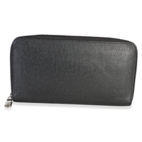 Louis Vuitton Black Taiga Zippy Organizer Wallet Wallet id