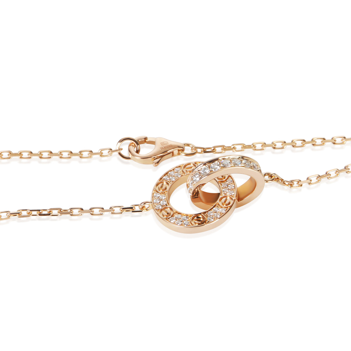 Cartier Rose Gold Diamond Love Necklace 2