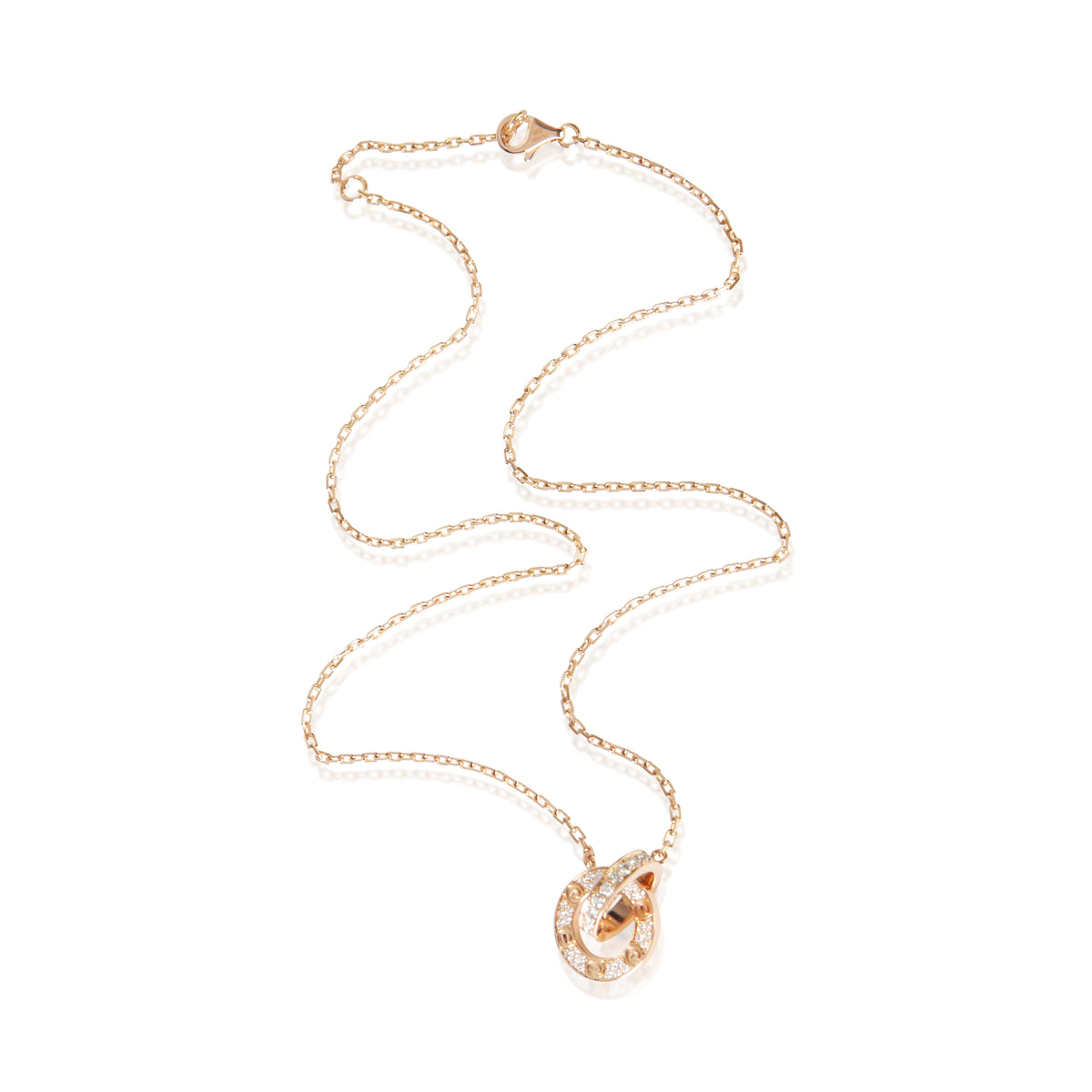 Cartier Rose Gold Diamond Love Necklace 3